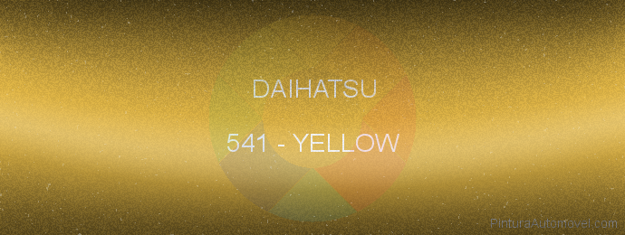 Pintura Daihatsu 541 Yellow