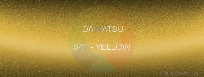 Pintura Daihatsu 541 Yellow