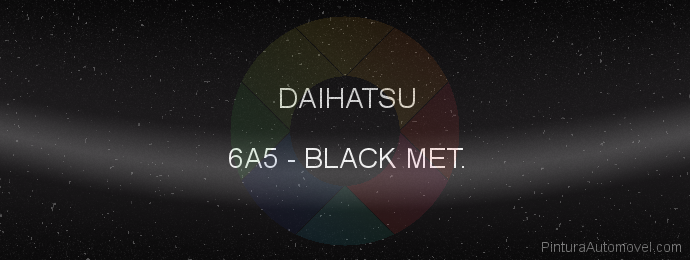 Pintura Daihatsu 6A5 Black Met.