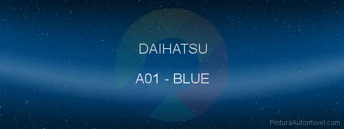 Pintura Daihatsu A01 Blue