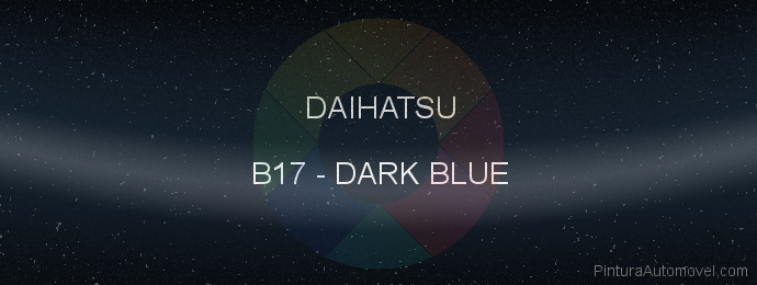 Pintura Daihatsu B17 Dark Blue
