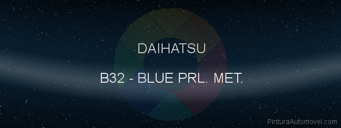 Pintura Daihatsu B32 Blue Prl. Met.