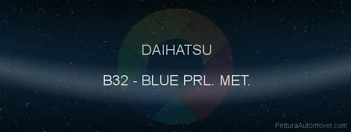 Pintura Daihatsu B32 Blue Prl. Met.