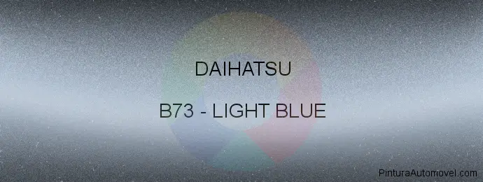 Pintura Daihatsu B73 Light Blue