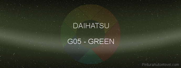 Pintura Daihatsu G05 Green