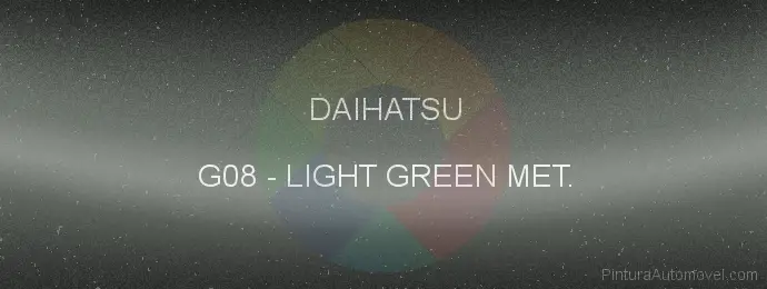 Pintura Daihatsu G08 Light Green Met.