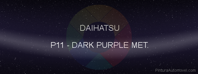 Pintura Daihatsu P11 Dark Purple Met.