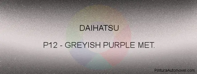 Pintura Daihatsu P12 Greyish Purple Met.