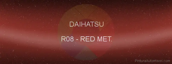 Pintura Daihatsu R08 Red Met.