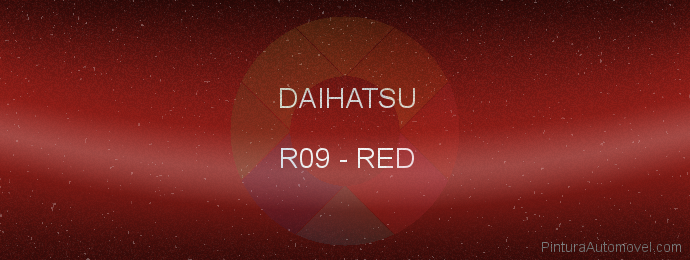 Pintura Daihatsu R09 Red