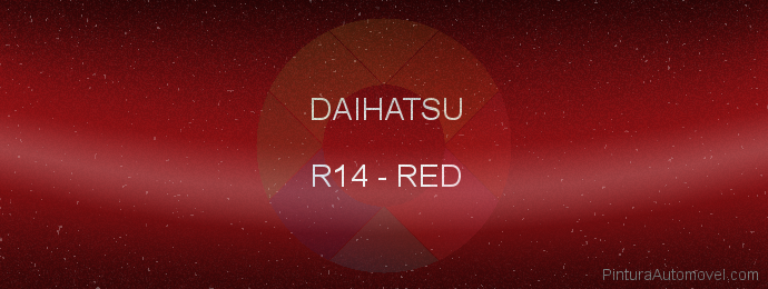 Pintura Daihatsu R14 Red