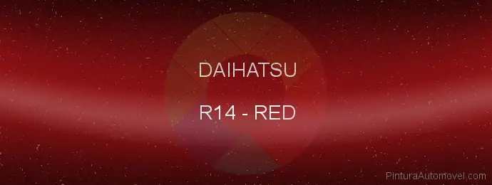 Pintura Daihatsu R14 Red