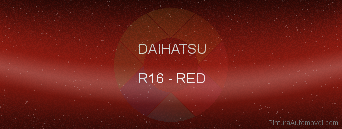 Pintura Daihatsu R16 Red