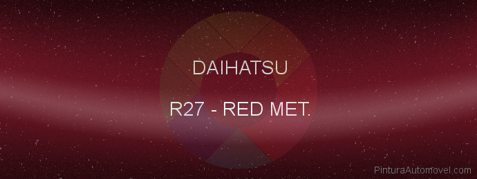 Pintura Daihatsu R27 Red Met.
