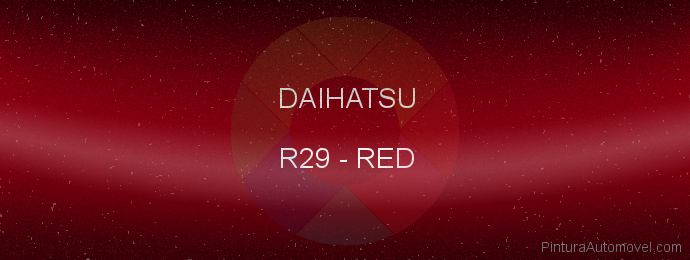 Pintura Daihatsu R29 Red