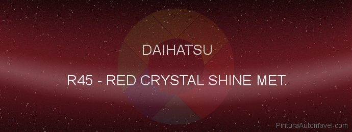 Pintura Daihatsu R45 Red Crystal Shine Met.