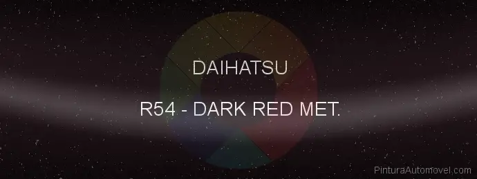 Pintura Daihatsu R54 Dark Red Met.