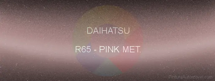 Pintura Daihatsu R65 Pink Met.
