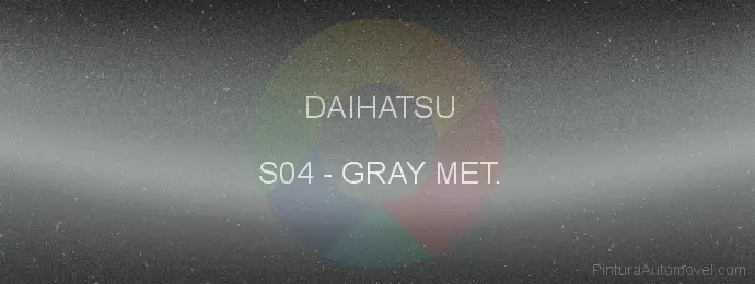Pintura Daihatsu S04 Gray Met.