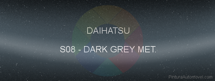 Pintura Daihatsu S08 Dark Grey Met.