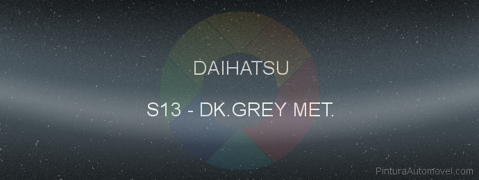 Pintura Daihatsu S13 Dk.grey Met.