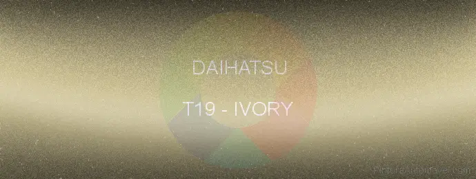 Pintura Daihatsu T19 Ivory