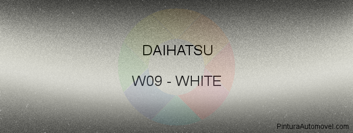 Pintura Daihatsu W09 White