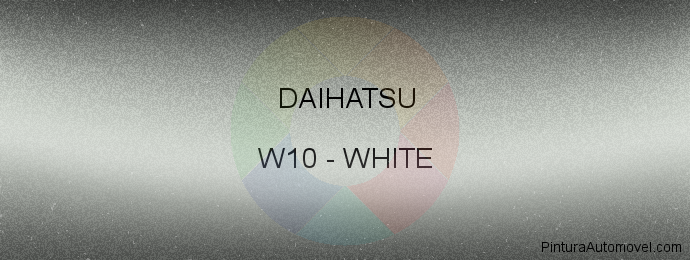 Pintura Daihatsu W10 White