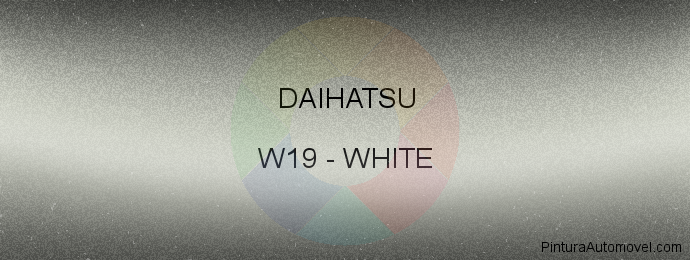 Pintura Daihatsu W19 White