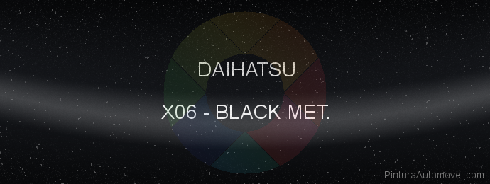 Pintura Daihatsu X06 Black Met.