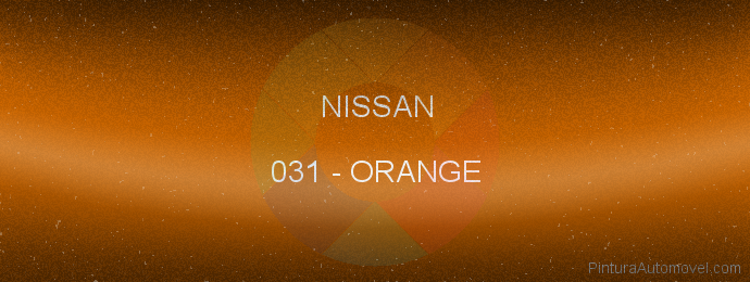 Pintura Nissan 031 Orange