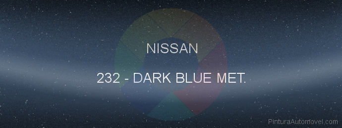 Pintura Nissan 232 Dark Blue Met.