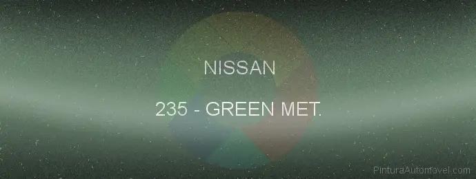 Pintura Nissan 235 Green Met.