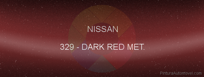 Pintura Nissan 329 Dark Red Met.