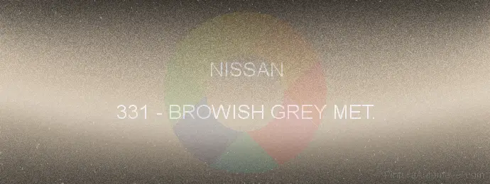 Pintura Nissan 331 Browish Grey Met.