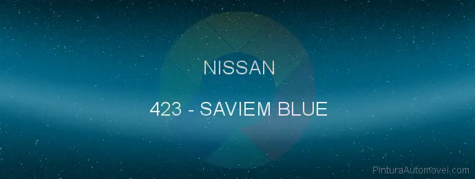 Pintura Nissan 423 Saviem Blue