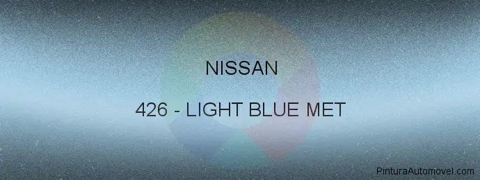 Pintura Nissan 426 Light Blue Met