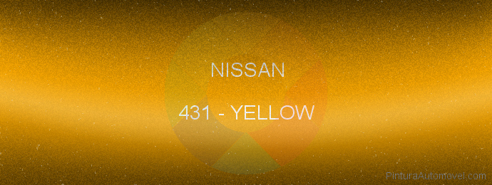 Pintura Nissan 431 Yellow