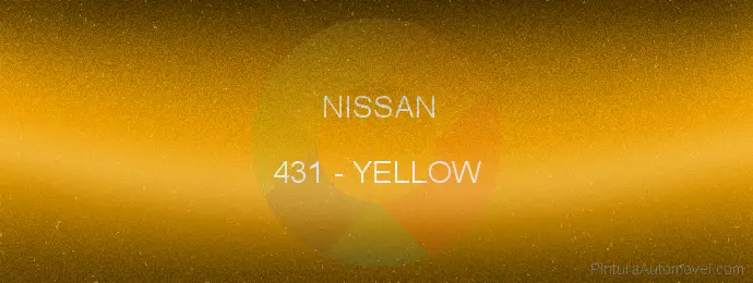 Pintura Nissan 431 Yellow