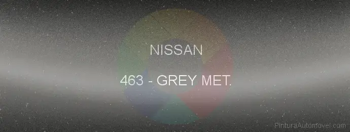 Pintura Nissan 463 Grey Met.