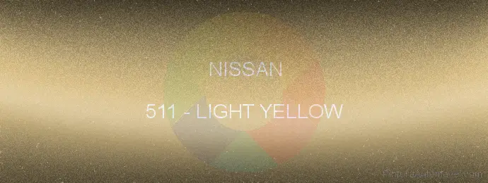 Pintura Nissan 511 Light Yellow