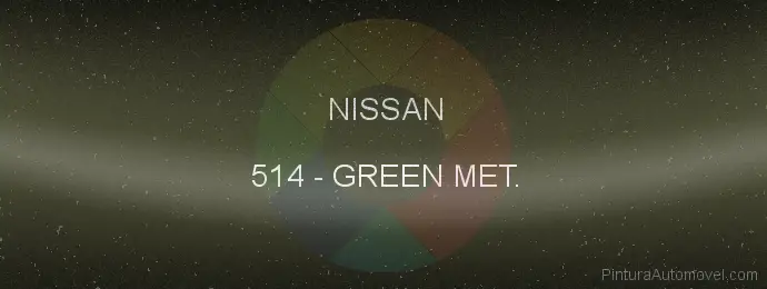 Pintura Nissan 514 Green Met.