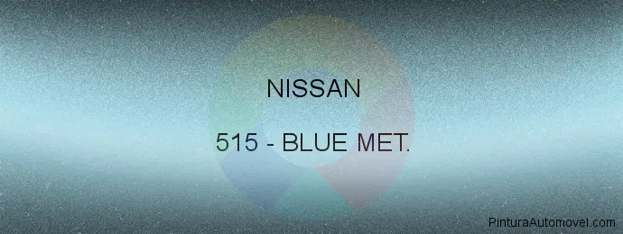 Pintura Nissan 515 Blue Met.