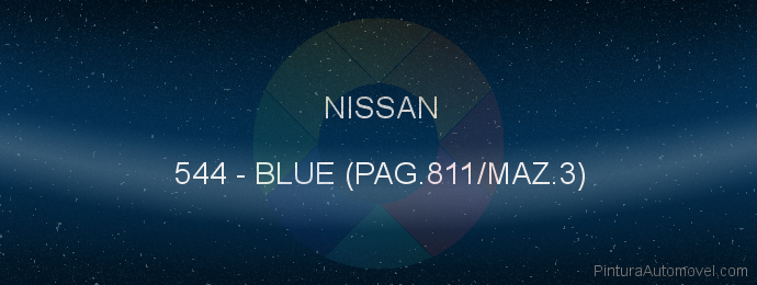 Pintura Nissan 544 Blue (pag.811/maz.3)