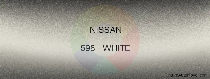 Pintura Nissan 598 White