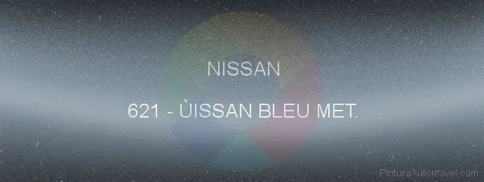 Pintura Nissan 621 Ùissan Bleu Met.