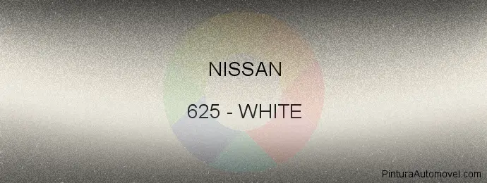 Pintura Nissan 625 White