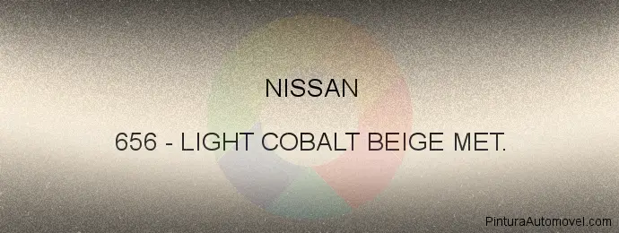 Pintura Nissan 656 Light Cobalt Beige Met.