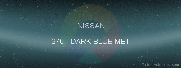 Pintura Nissan 676 Dark Blue Met