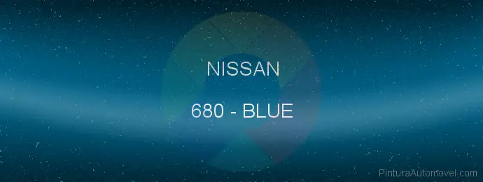 Pintura Nissan 680 Blue